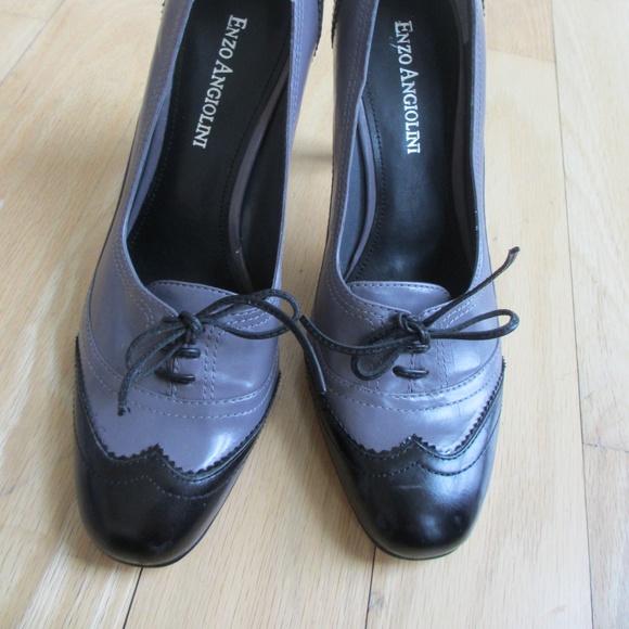 New Enzo Angiolini tuxedo heels 6 - Picture 1 of 2